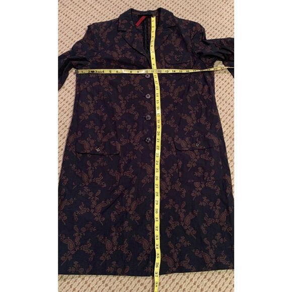 Vintage PIAZZA SEMPIONE ITALY BROCADE BLAZER CAPRI PANTS SUIT SET sz 44 46 L - Picture 5 of 12